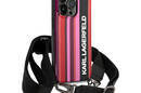 Karl Lagerfeld Color Stripes Strap - Etui iPhone 14 Pro (r - zdjęcie 3