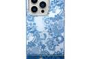 Guess Porcelain Collection - Etui iPhone 14 Pro Max (niebieski) - zdjęcie 3