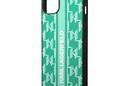 Karl Lagerfeld Monogram Stripe - Etui iPhone 14 Plus (zielony) - zdjęcie 6