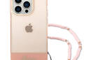 Guess Translucent Pearl Strap - Etui iPhone 14 Pro (r - zdjęcie 2