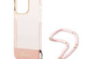 Guess Translucent Pearl Strap - Etui iPhone 14 Pro (r - zdjęcie 5