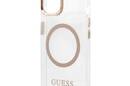 Guess Metal Outline Magsafe - Etui iPhone 13 (przezroczysty / z - zdjęcie 6