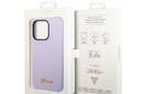 Guess Silicone Vintage - Etui iPhone 14 Pro Max (fioletowy) - zdjęcie 8