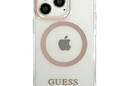 Guess Metal Outline Magsafe - Etui iPhone 13 Pro Max (przezroczysty / z - zdjęcie 3