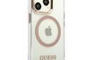Guess Metal Outline Magsafe - Etui iPhone 13 Pro Max (przezroczysty / z - zdjęcie 4
