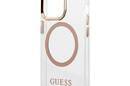 Guess Metal Outline Magsafe - Etui iPhone 13 Pro Max (przezroczysty / z - zdjęcie 6