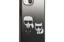 Karl Lagerfeld Gradient Ikonik Karl & Choupette - Etui iPhone 13  mini (czarny) - zdjęcie 3