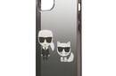 Karl Lagerfeld Gradient Ikonik Karl & Choupette - Etui iPhone 13  mini (czarny) - zdjęcie 5
