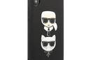 Karl Lagerfeld Saffiano Karl & Choupette Heads - Etui iPhone Xs / X (czarny) - zdjęcie 5