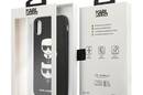 Karl Lagerfeld Saffiano Karl & Choupette Heads - Etui iPhone Xs / X (czarny) - zdjęcie 7