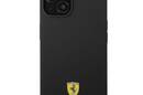 Ferrari Silicone Metal Logo MagSafe - Etui iPhone 14 (czarny) - zdjęcie 3