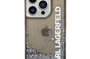Karl Lagerfeld Liquid Glitter Translucent Elongated Logo Case  - zdjęcie 2