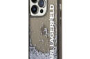 Karl Lagerfeld Liquid Glitter Translucent Elongated Logo Case  - zdjęcie 1