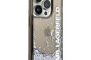 Karl Lagerfeld Liquid Glitter Translucent Elongated Logo Case  - zdjęcie 3