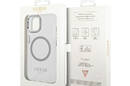 Guess Metal Outline MagSafe - Etui iPhone 14 Plus (przezroczysty / srebrny) - zdjęcie 8