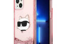 Karl Lagerfeld Liquid Glitter NFT Choupette Head - Etui iPhone 14 Plus (r - zdjęcie 1