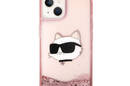 Karl Lagerfeld Liquid Glitter NFT Choupette Head - Etui iPhone 14 Plus (r - zdjęcie 3