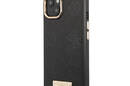 Guess Peony Logo Plate MagSafe - Etui iPhone 13 (czarny) - zdjęcie 2