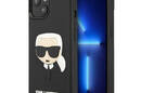 Karl Lagerfeld 3D Rubber Karl`s Head - Etui iPhone 14 Plus (czarny) - zdjęcie 1