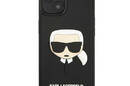 Karl Lagerfeld 3D Rubber Karl`s Head - Etui iPhone 14 Plus (czarny) - zdjęcie 3