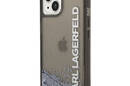 Karl Lagerfeld Liquid Glitter Translucent Elongated Logo Case  - zdjęcie 1
