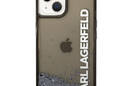 Karl Lagerfeld Liquid Glitter Translucent Elongated Logo Case  - zdjęcie 2