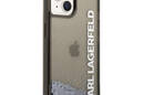 Karl Lagerfeld Liquid Glitter Translucent Elongated Logo Case  - zdjęcie 3