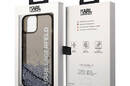 Karl Lagerfeld Liquid Glitter Translucent Elongated Logo Case  - zdjęcie 6