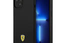 Ferrari Silicone Metal Logo - Etui iPhone 14 (czarny) - zdjęcie 1