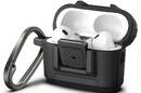 Spigen Lock Fit - Pancerne etui do Apple Airpods Pro 1 / 2 (Czarny) - zdjęcie 1
