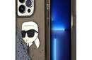 Karl Lagerfeld Liquid Glitter NFT Karl's Head - Etui iPhone 14 Pro Max (czarny) - zdjęcie 1