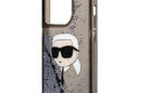Karl Lagerfeld Liquid Glitter NFT Karl's Head - Etui iPhone 14 Pro Max (czarny) - zdjęcie 6
