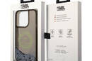 Karl Lagerfeld Liquid Glitter Round RSG Logo Case - Etui iPhone 14 Pro (czarny) - zdjęcie 8