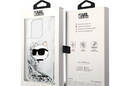 Karl Lagerfeld Liquid Glitter NFT Choupette Head - Etui iPhone 14 Pro (srebrny) - zdjęcie 8