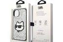 Karl Lagerfeld NFT Glitter Choupette Patch - Etui iPhone 14 Plus (srebrny) - zdjęcie 8