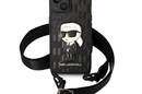 Karl Lagerfeld NFT Monogram Ikonik Patch - Etui iPhone 14 Plus (czarny) - zdjęcie 2