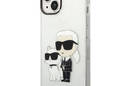 Karl Lagerfeld IML Glitter NFT Karl & Choupette - Etui iPhone 14 Plus (przezroczysty) - zdjęcie 1