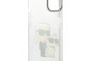 Karl Lagerfeld IML Glitter NFT Karl & Choupette - Etui iPhone 14 Plus (przezroczysty) - zdjęcie 5