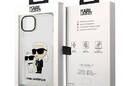 Karl Lagerfeld IML Glitter NFT Karl & Choupette - Etui iPhone 14 Plus (przezroczysty) - zdjęcie 6