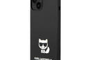 Karl Lagerfeld Choupette Body - Etui iPhone 14 Plus (czarny) - zdjęcie 2