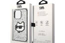 Karl Lagerfeld NFT Glitter Choupette Patch - Etui iPhone 14 Pro Max (srebrny) - zdjęcie 8