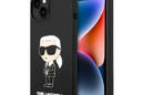 Karl Lagerfeld Silicone NFT Ikonik - Etui iPhone 14 Plus (czarny) - zdjęcie 1