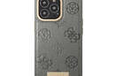 Guess Peony Logo Plate MagSafe - Etui iPhone 13 Pro (szary) - zdjęcie 3