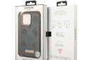 Guess Peony Logo Plate MagSafe - Etui iPhone 13 Pro (szary) - zdjęcie 8