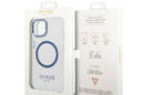 Guess Metal Outline Magsafe - Etui iPhone 14 Plus (przezroczysty / niebieski) - zdjęcie 8
