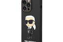 Karl Lagerfeld Silicone NFT Ikonik - Etui iPhone 14 Pro (czarny) - zdjęcie 2