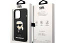 Karl Lagerfeld Silicone NFT Ikonik - Etui iPhone 14 Pro (czarny) - zdjęcie 8