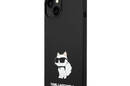 Karl Lagerfeld Silicone NFT Choupette - Etui iPhone 14 Plus (czarny) - zdjęcie 2