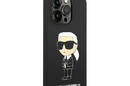Karl Lagerfeld Silicone NFT Ikonik - Etui iPhone 14 Pro Max (czarny) - zdjęcie 4