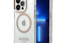 Guess Metal Outline Magsafe - Etui iPhone 14 Pro Max (przezroczysty / z - zdjęcie 1